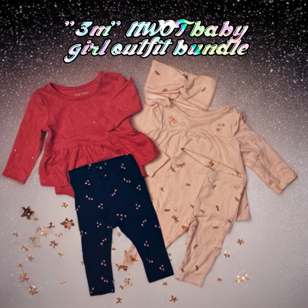 "3m" NWOT baby girl outfit bundle 👶👖